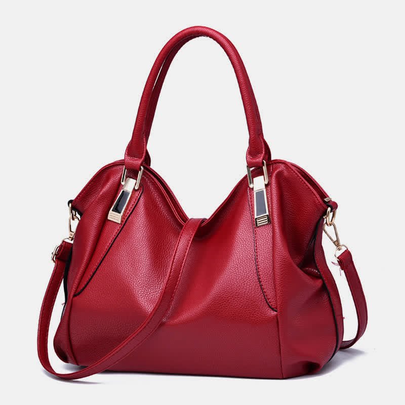 Women's Leather Tote Shoulder Bag