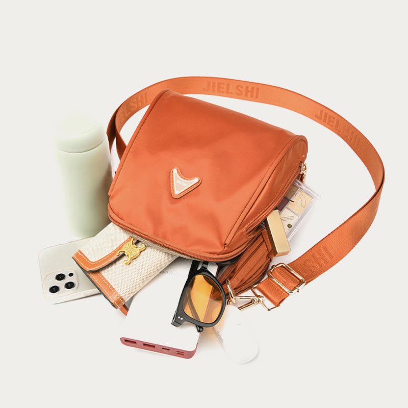 Adjustable Wide Strap Crossbody Bag