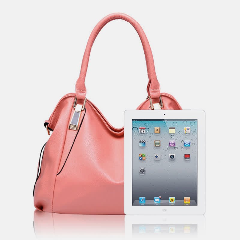 Women's Leather Tote Shoulder Bag