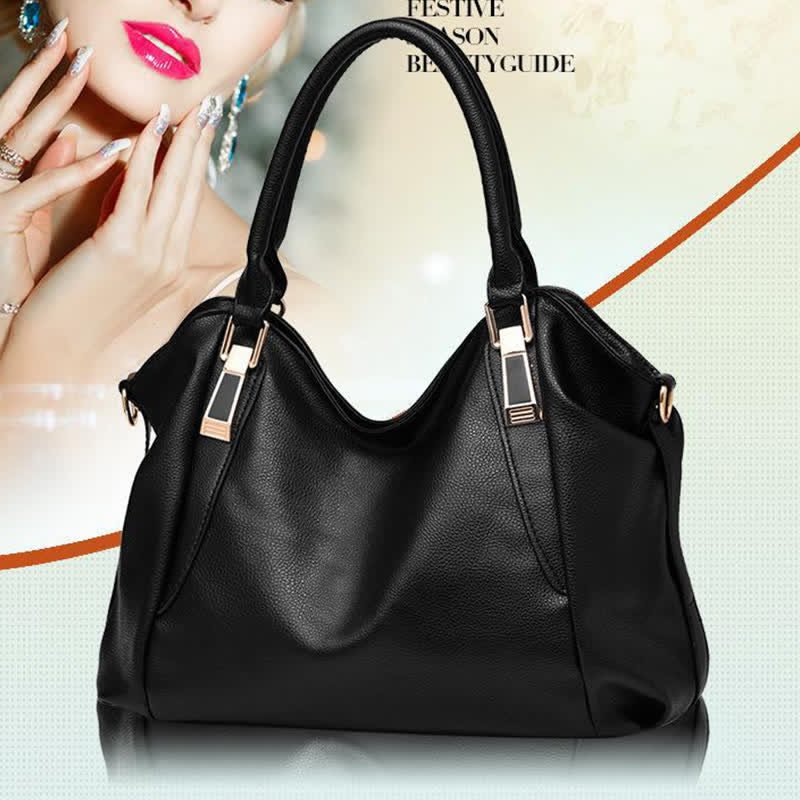 Women's Leather Tote Shoulder Bag